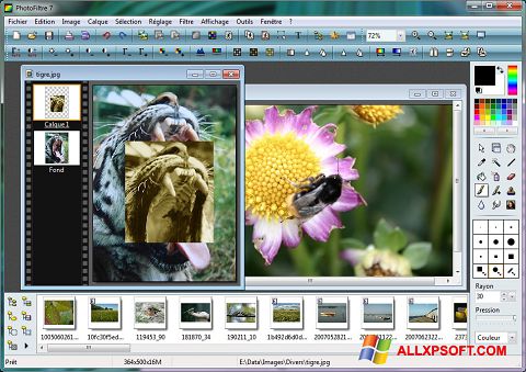 स्क्रीनशॉट PhotoFiltre Windows XP