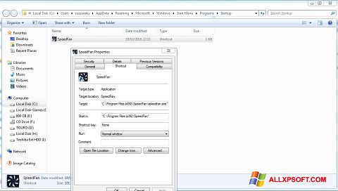 स्क्रीनशॉट SpeedFan Windows XP
