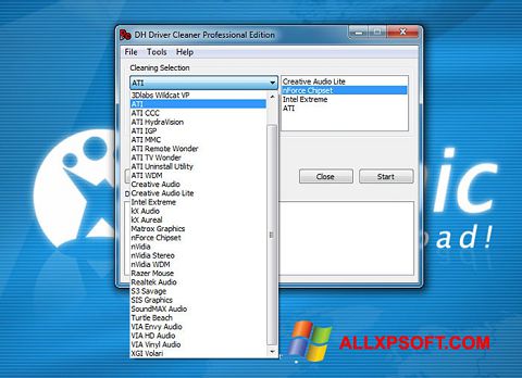 स्क्रीनशॉट Driver Cleaner Windows XP