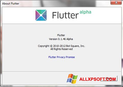स्क्रीनशॉट Flutter Windows XP