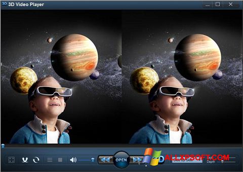 स्क्रीनशॉट 3D Video Player Windows XP