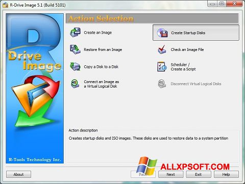 स्क्रीनशॉट R-Drive Image Windows XP