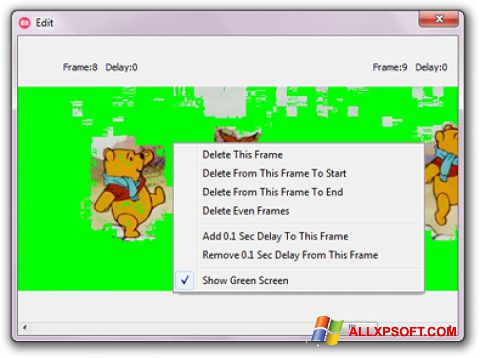 स्क्रीनशॉट GifCam Windows XP