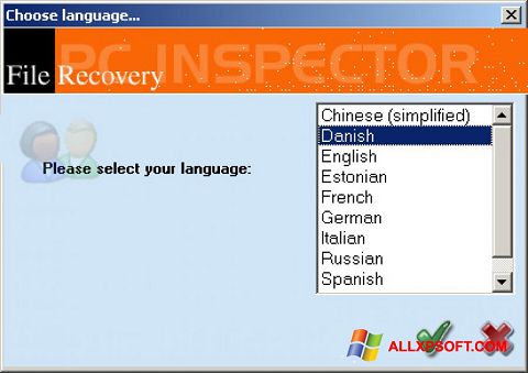 स्क्रीनशॉट PC Inspector File Recovery Windows XP