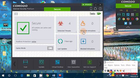 स्क्रीनशॉट Comodo Internet Security Premium Windows XP