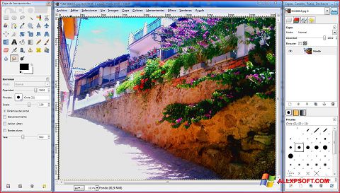 स्क्रीनशॉट GIMP Windows XP