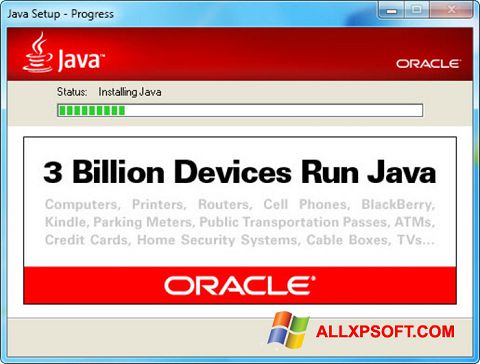 स्क्रीनशॉट Java Runtime Environment Windows XP