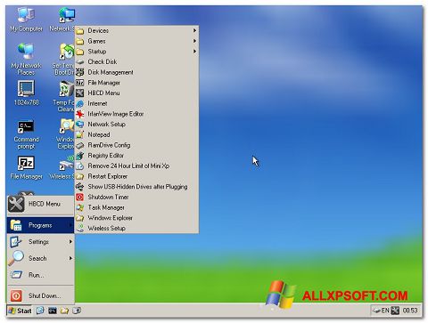 स्क्रीनशॉट Hirens Boot CD Windows XP