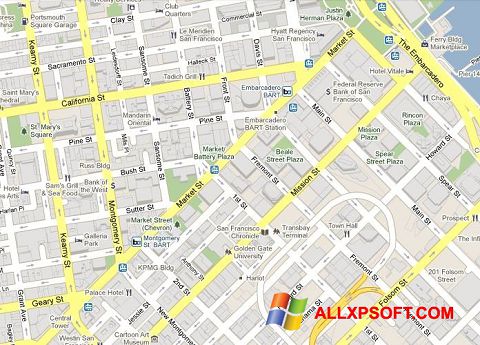 स्क्रीनशॉट Google Maps Windows XP