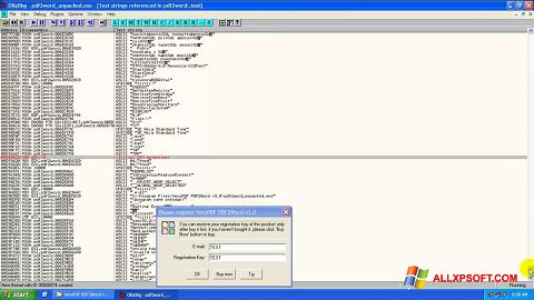 स्क्रीनशॉट PDF2Word Windows XP