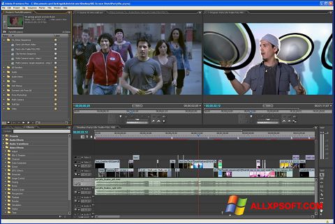 स्क्रीनशॉट Adobe Premiere Pro Windows XP