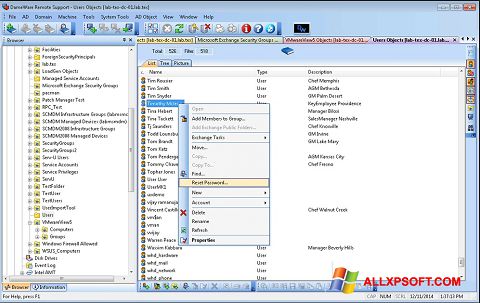 स्क्रीनशॉट Remote Administration Tool Windows XP