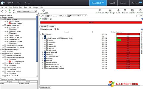 स्क्रीनशॉट SoapUI Windows XP