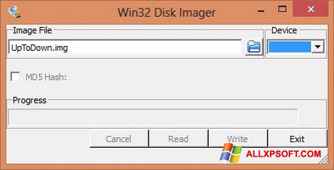 स्क्रीनशॉट Win32 Disk Imager Windows XP