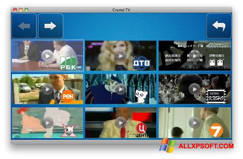 स्क्रीनशॉट Crystal TV Windows XP