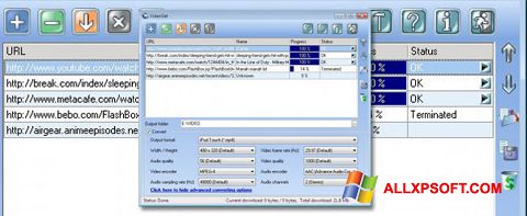 स्क्रीनशॉट VideoGet Windows XP