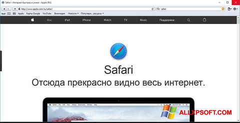 स्क्रीनशॉट Safari Windows XP