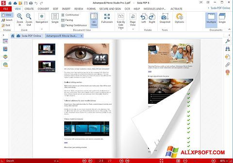 स्क्रीनशॉट Soda PDF Windows XP