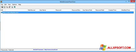 स्क्रीनशॉट WebBrowserPassView Windows XP