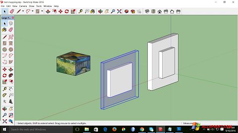 स्क्रीनशॉट SketchUp Make Windows XP