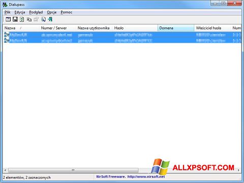स्क्रीनशॉट Dialupass Windows XP
