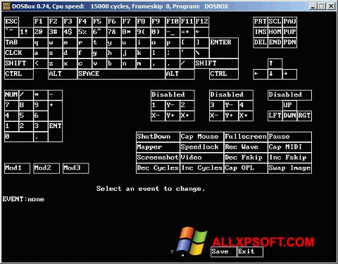स्क्रीनशॉट DOSBox Windows XP