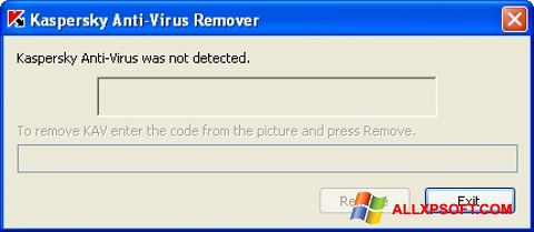 स्क्रीनशॉट KAVremover Windows XP