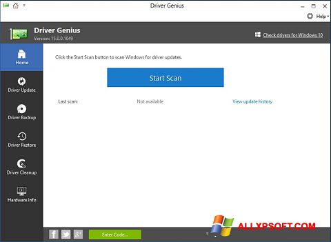 स्क्रीनशॉट DriverScanner Windows XP