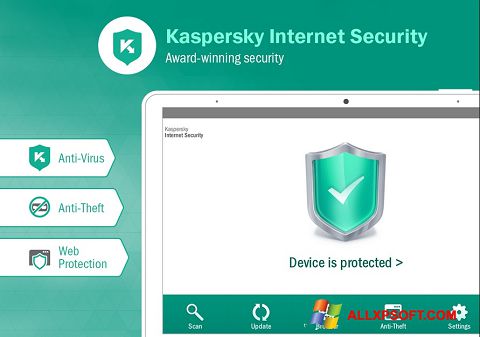स्क्रीनशॉट Kaspersky Internet Security Windows XP