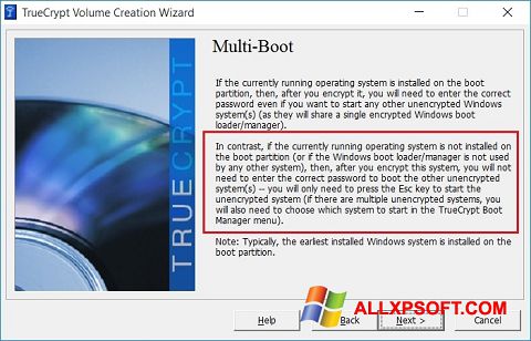 स्क्रीनशॉट MultiBoot Windows XP