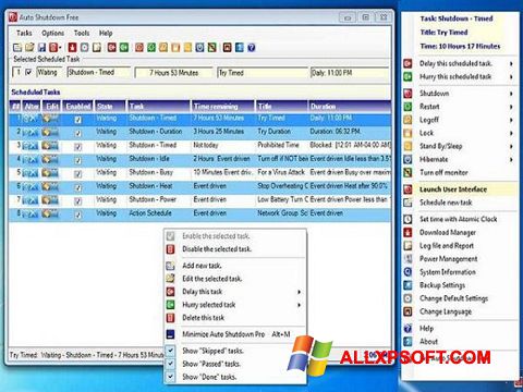 स्क्रीनशॉट Auto ShutDown Windows XP